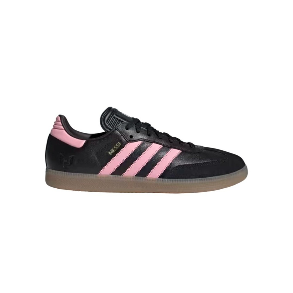 adidas NWB Samba Messi Inter Miami SZ 7.5 Mens Black Unisex Pink IH8158 Sneakers